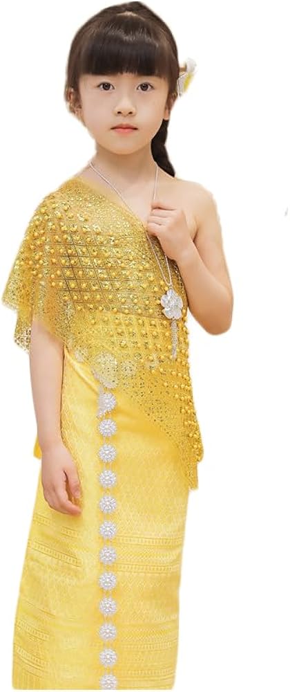 Amazon.co.jp: [UpdateClassic] タイ伝統 子供用 民族衣装セット